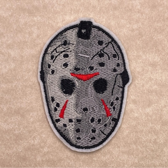 Friday the 13th Accessories - Friday the 13th Jason Iron-On Patch Accessory Horror Slasher Goth